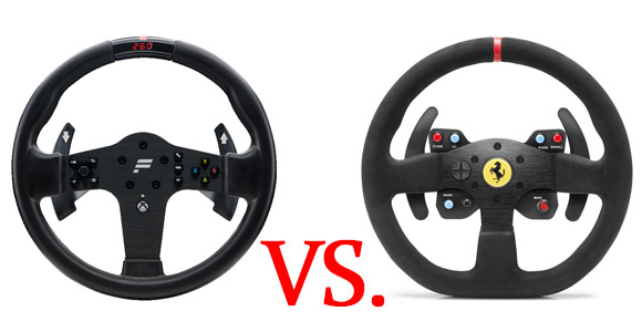 Fanatec P1 vs Thrustmaster 599XX Evo.